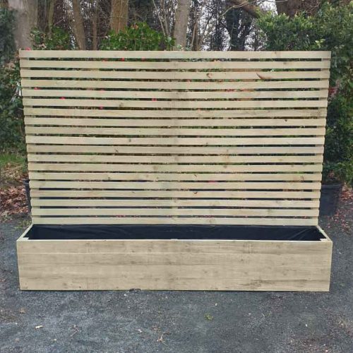 Summerglade Wooden Trellis Panel with Planter
