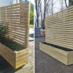 Summerglade Wooden Trellis Panel with Planter