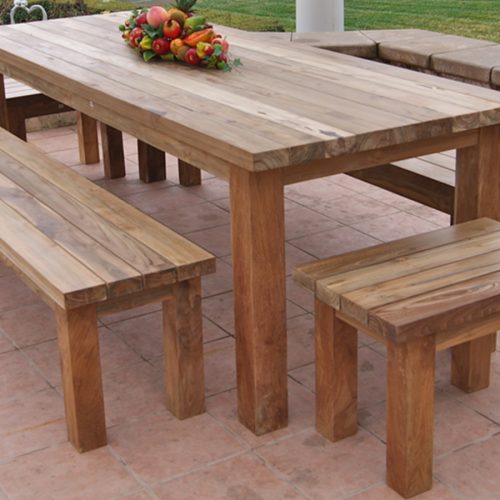 Cheresque Wooden Table Set