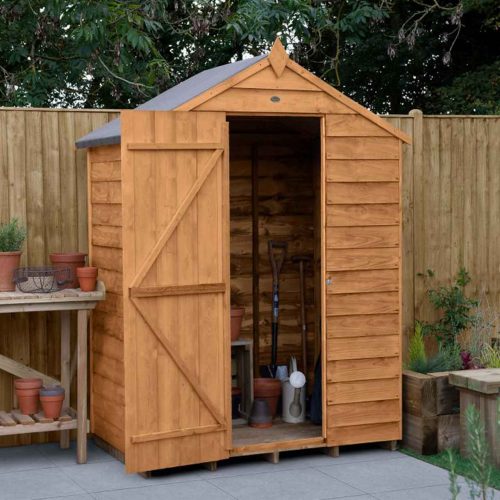 Overlap Dip Treated 6×4 Apex Shed – No Window