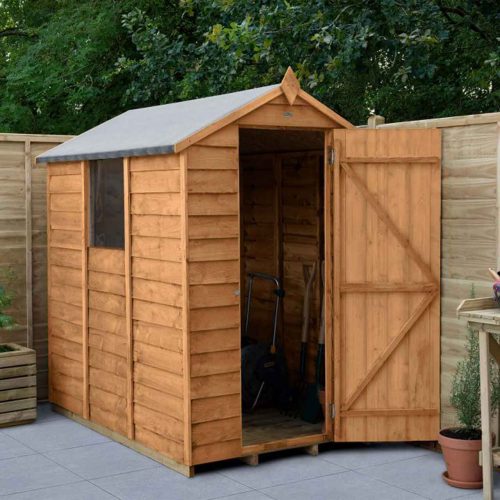 Overlap Dip Treated 6×4 Apex Shed