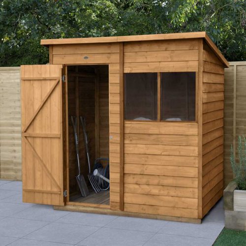 Overlap Dip Treated 6×4 Pent Shed