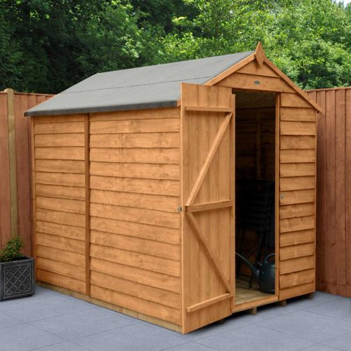 Overlap Dip Treated 7×5 Apex Shed – No Window
