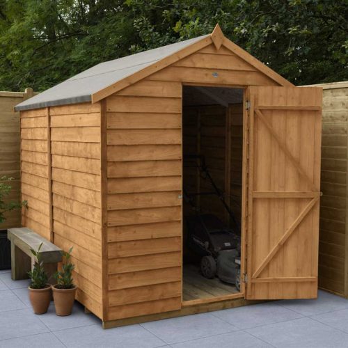 Overlap Dip Treated 8×6 Apex Shed – No Window