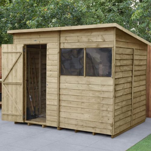 Overlap Pressure Treated 8×6 Pent Shed