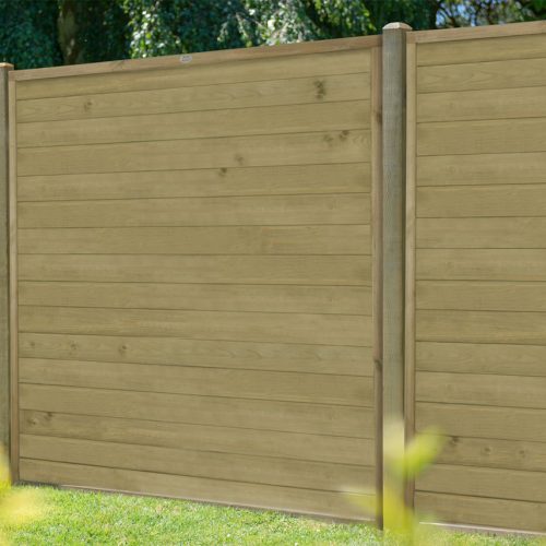 Horizontal Tongue & Groove Fence Panel