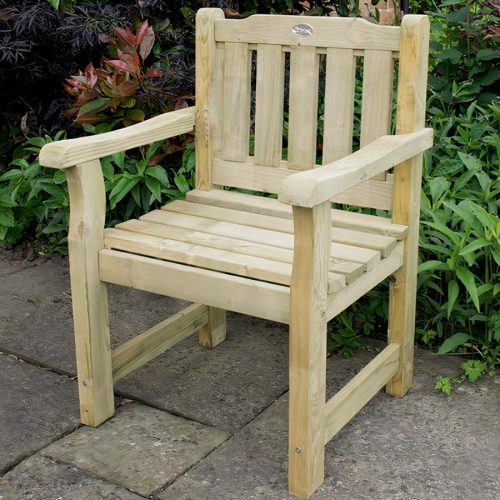 Timber cheap garden chairs
