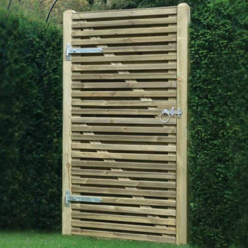 Double Slatted Gate