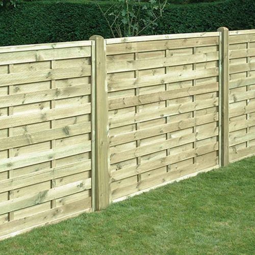 Square Horizontal Fence Panel
