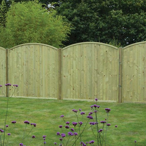 Dome Top Tongue & Groove Fence Panel