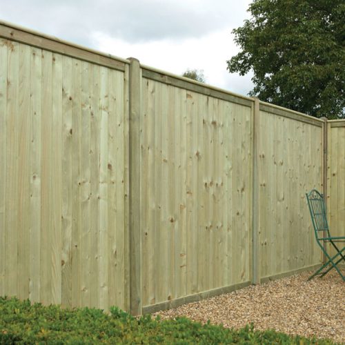 Vertical Tongue & Groove Fence Panel
