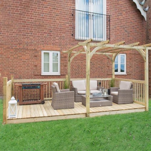 Ultima Pergola and Patio Decking Kit – 2.4 x 4.8m