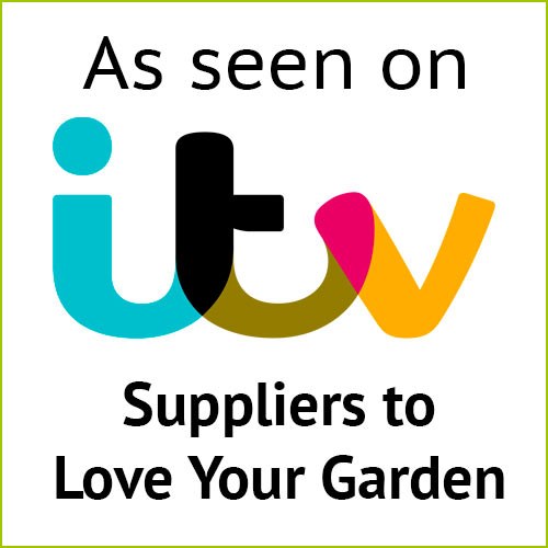 As seen on ITV. Suppliers to Love Your Garden.