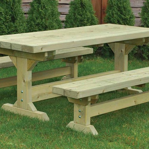 Farm Table & Bench Set